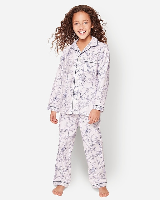  Petite Plume&trade; girls' pajama set in stripe