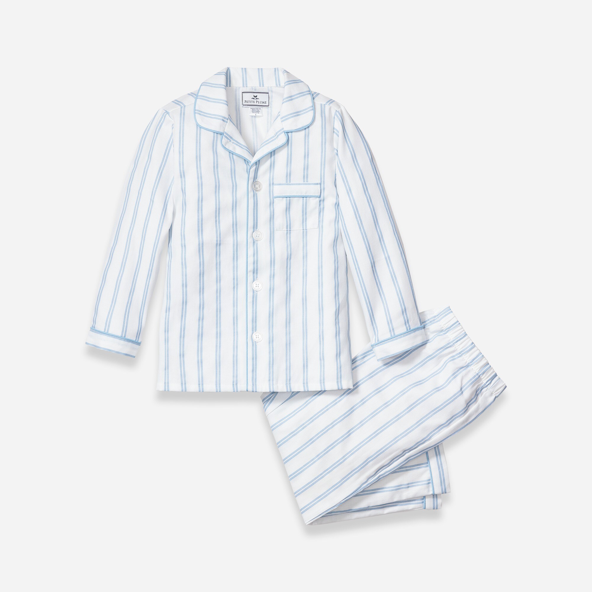 girls Petite Plume&trade; girls' pajama set in stripe