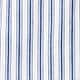 Petite Plume&trade; women's nightshirt in luxe Pima cotton stripe NAVY