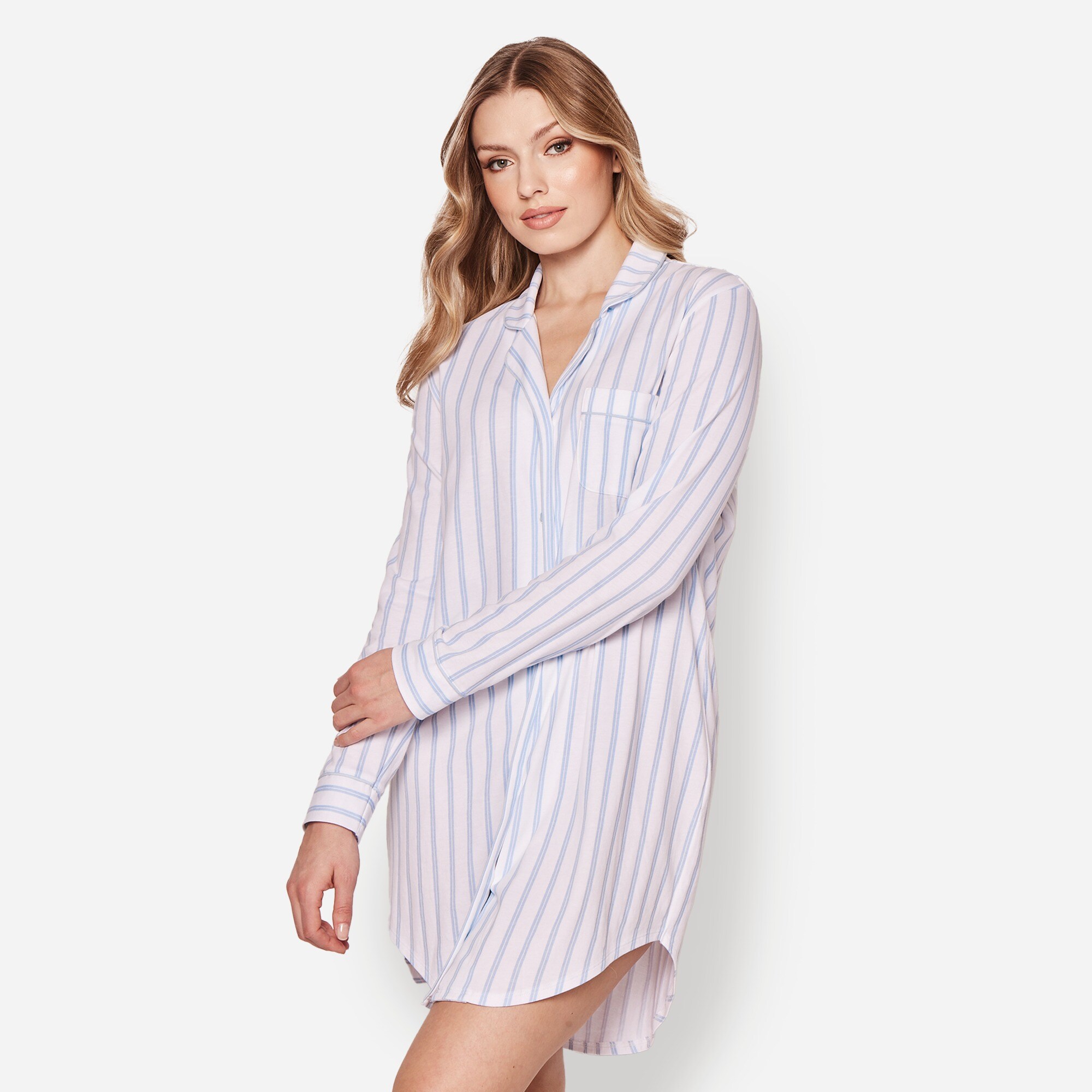 Button-Front Nightgown