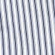 Petite Plume&trade; women's wide-leg pajama set in luxe Pima cotton stripe NAVY
