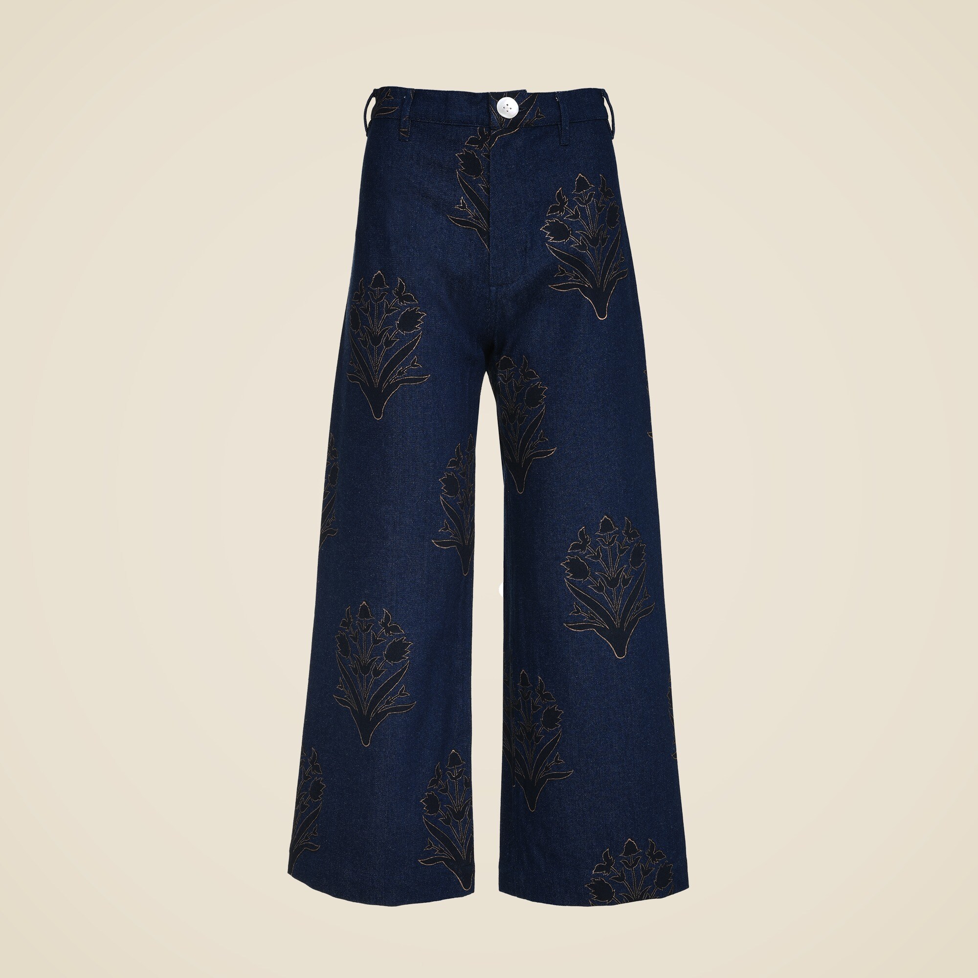 美品✨SZ Blockprints ディスコパンツ　ダークネイビー　花柄　XS SZ Blockprints™ Disco Pant For Women