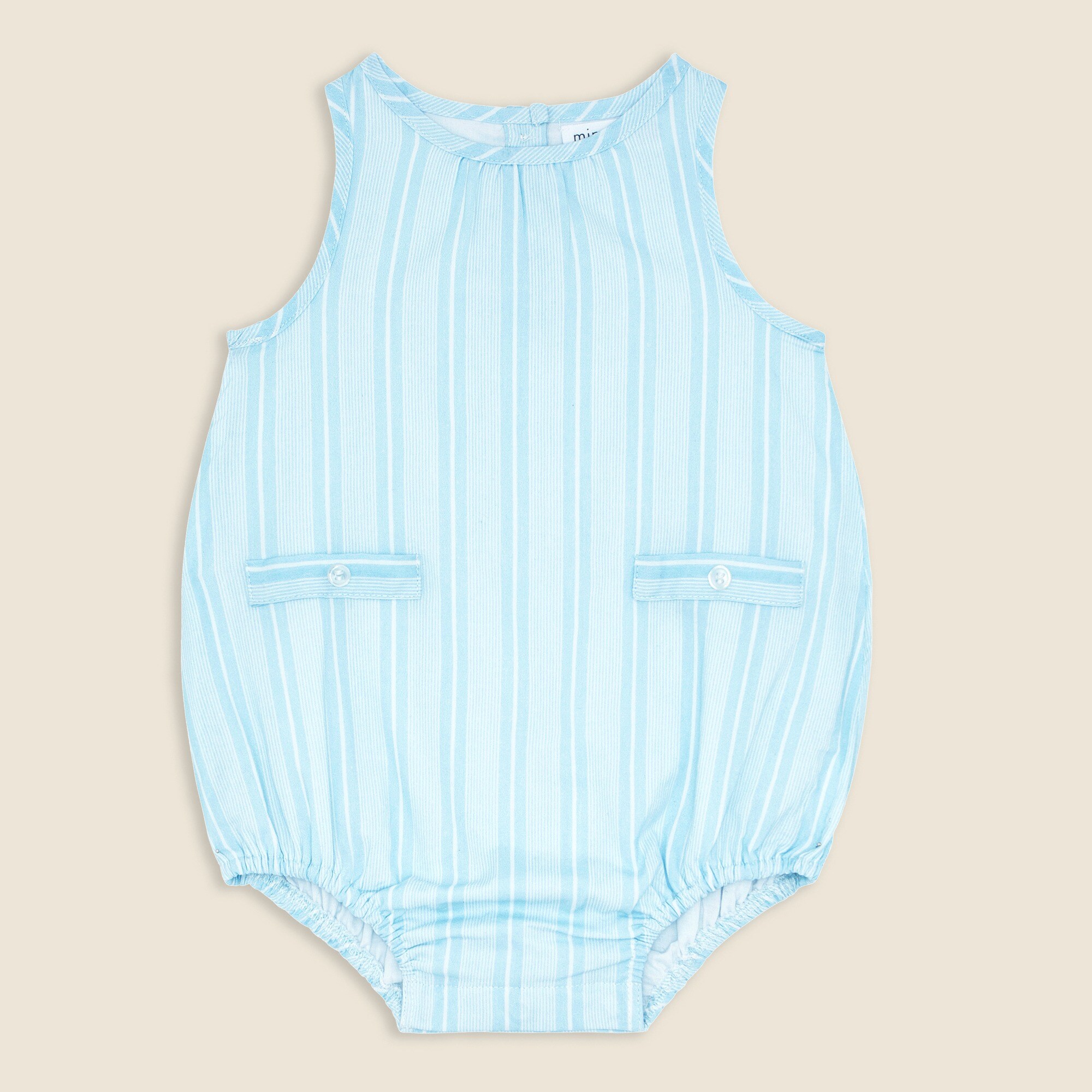  Baby boys' minnow&trade; striped bubble romper