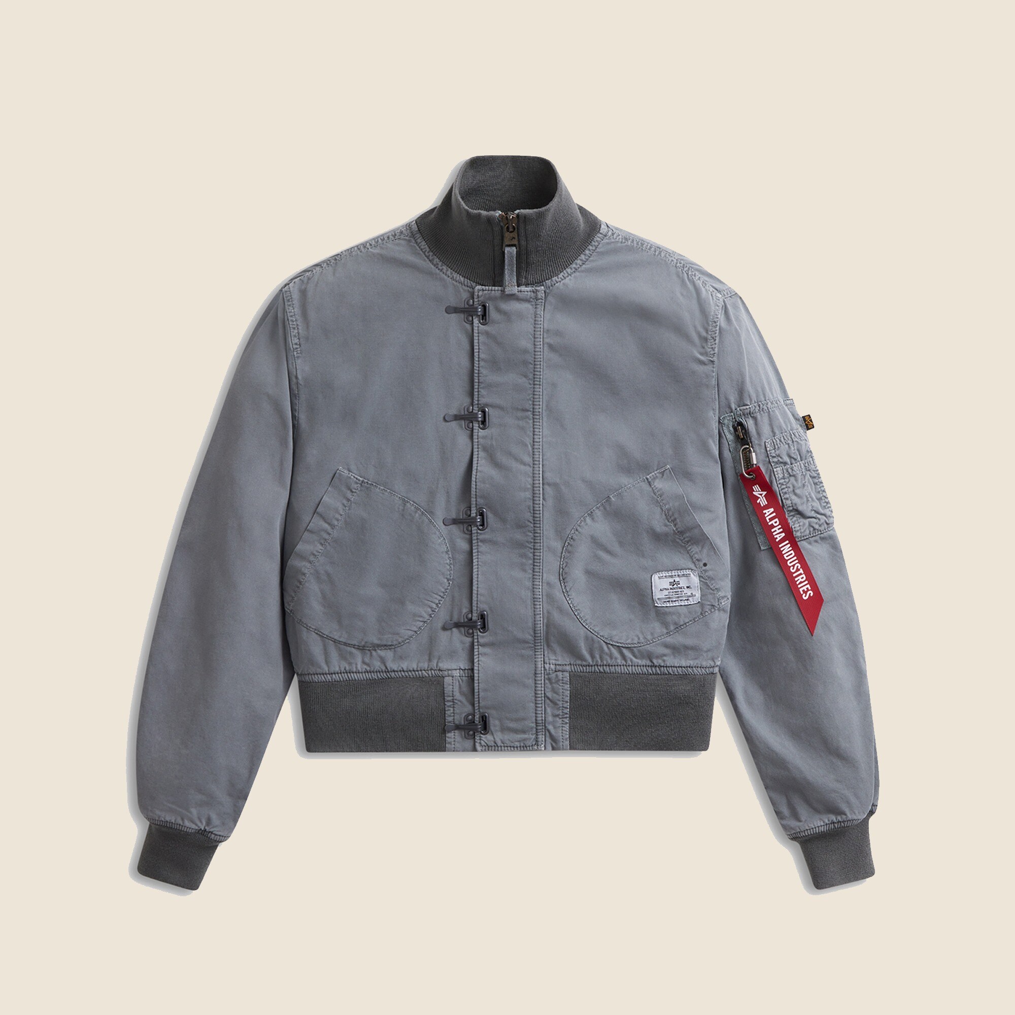 Women's Alpha Industries® U.S. Navy Cropped Deck-hooked Mod Jacket