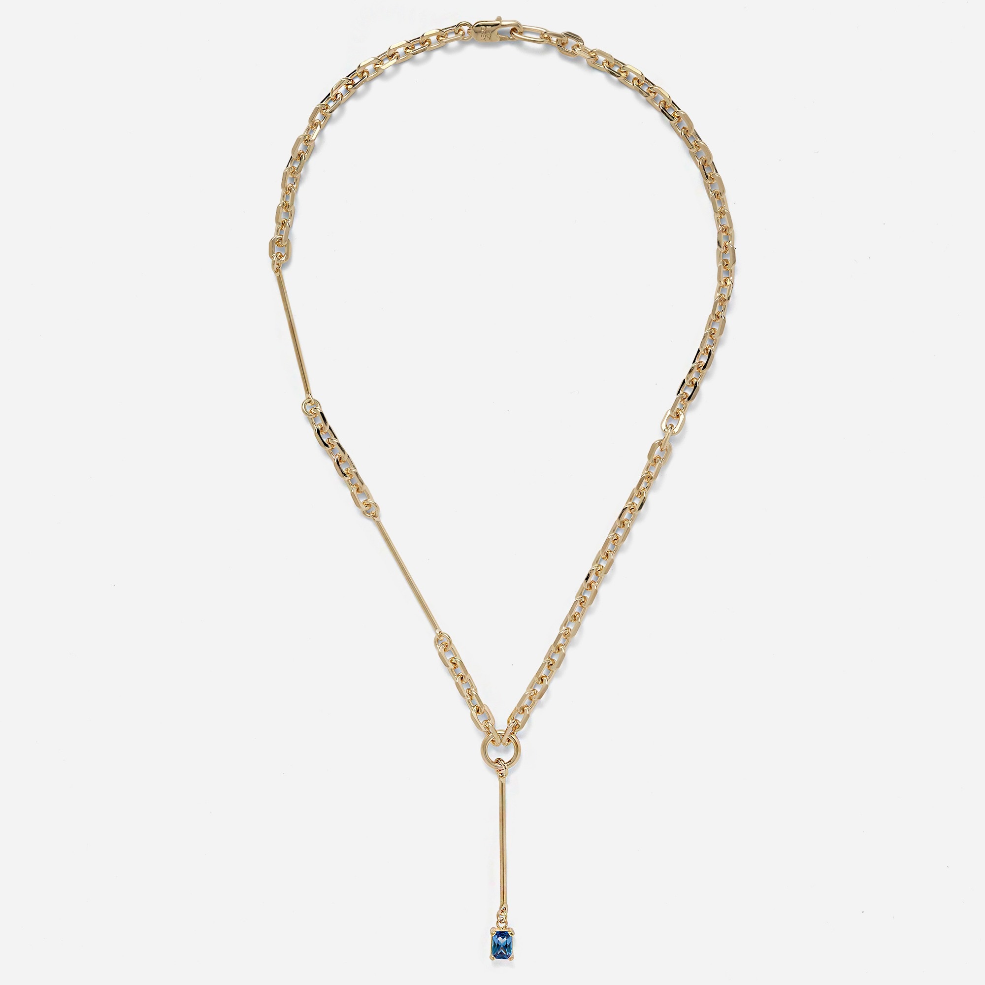 womens Lady Grey Osian necklace in gold