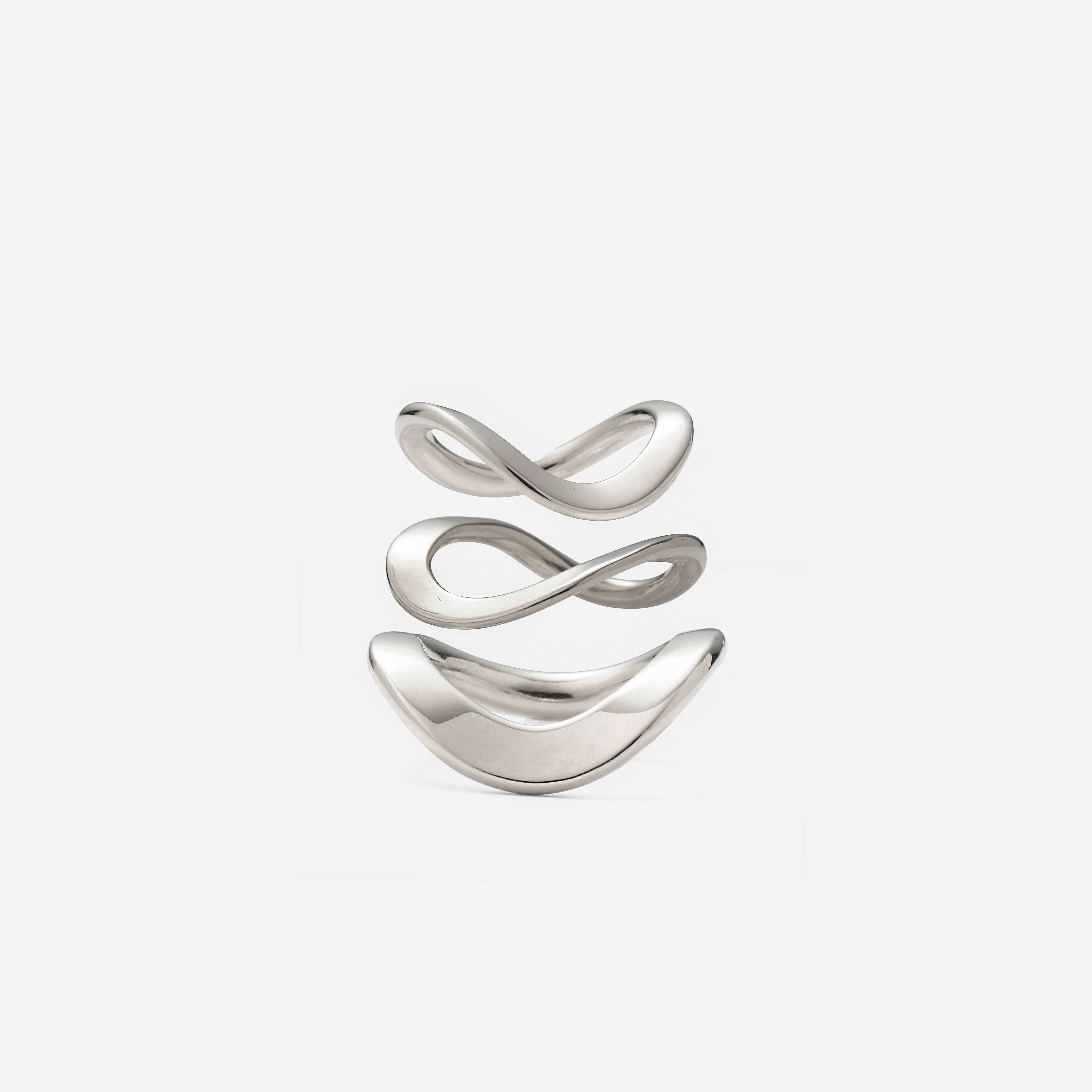 lady grey raia rings set for women