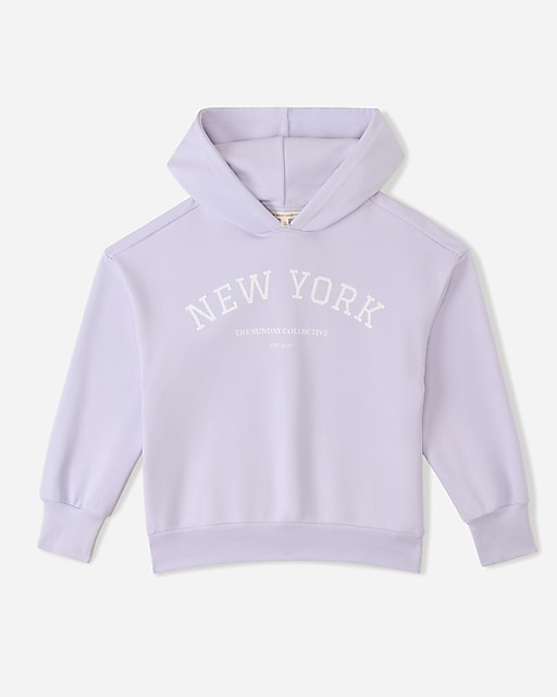 girls The Sunday Collective kids' organic cotton weekend hoodie