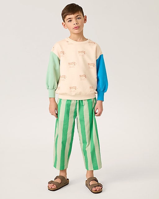 boys The Sunday Collective kids' organic cotton Friday pant in stripe