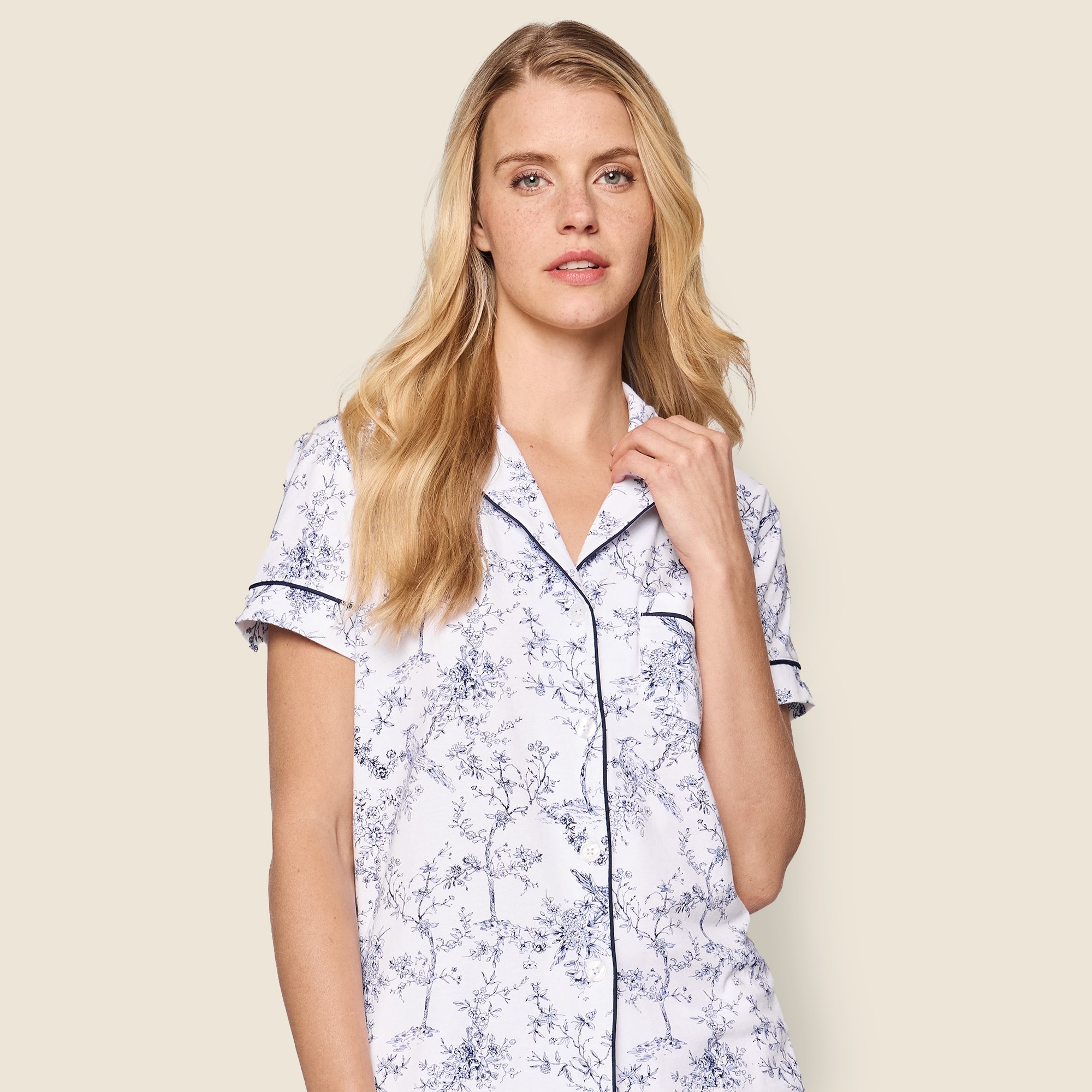 Petite Plume&trade; women's Pima cotton short set - image 3
