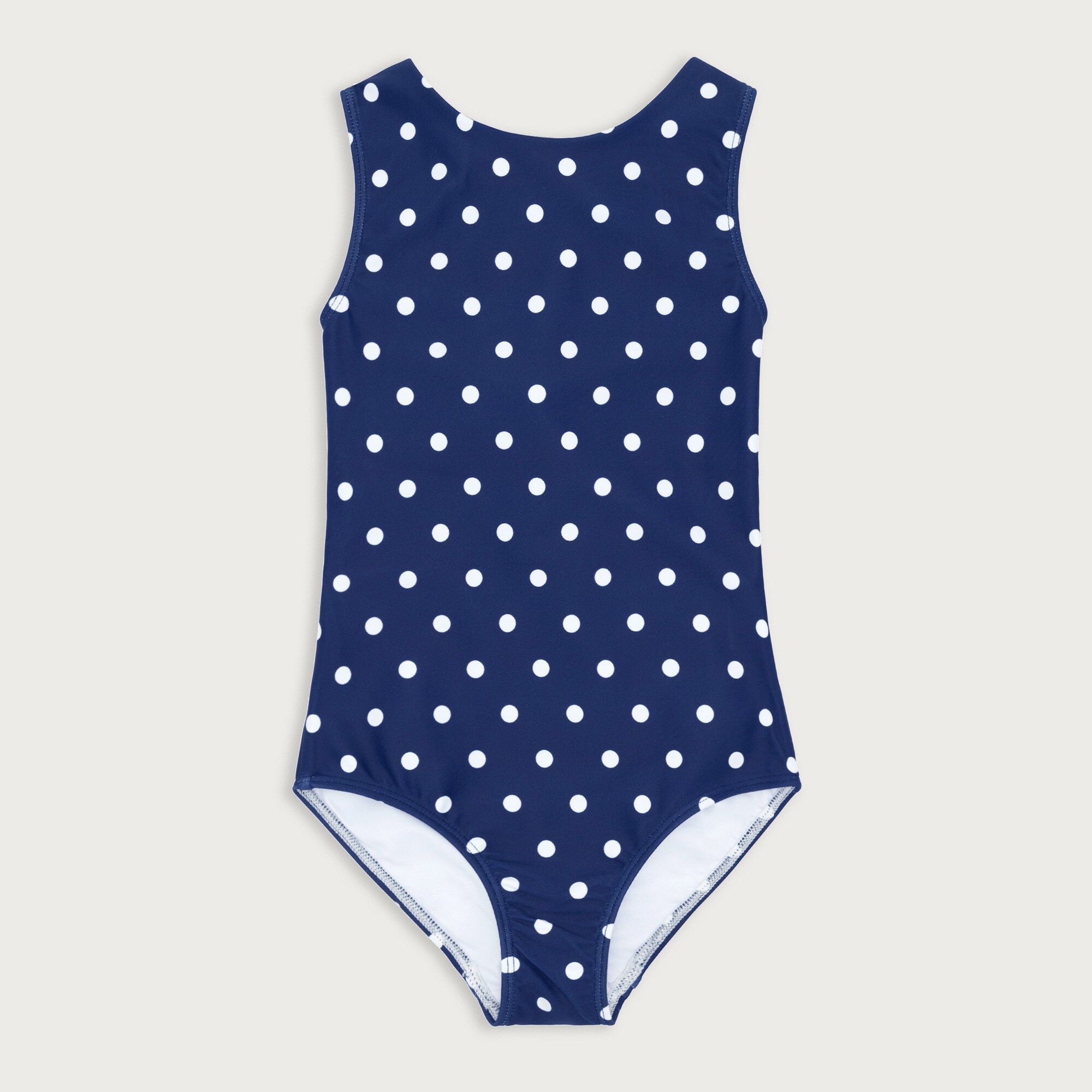 Girls' Minnow™ Atlantic Dot Double-bow One-piece For Girls