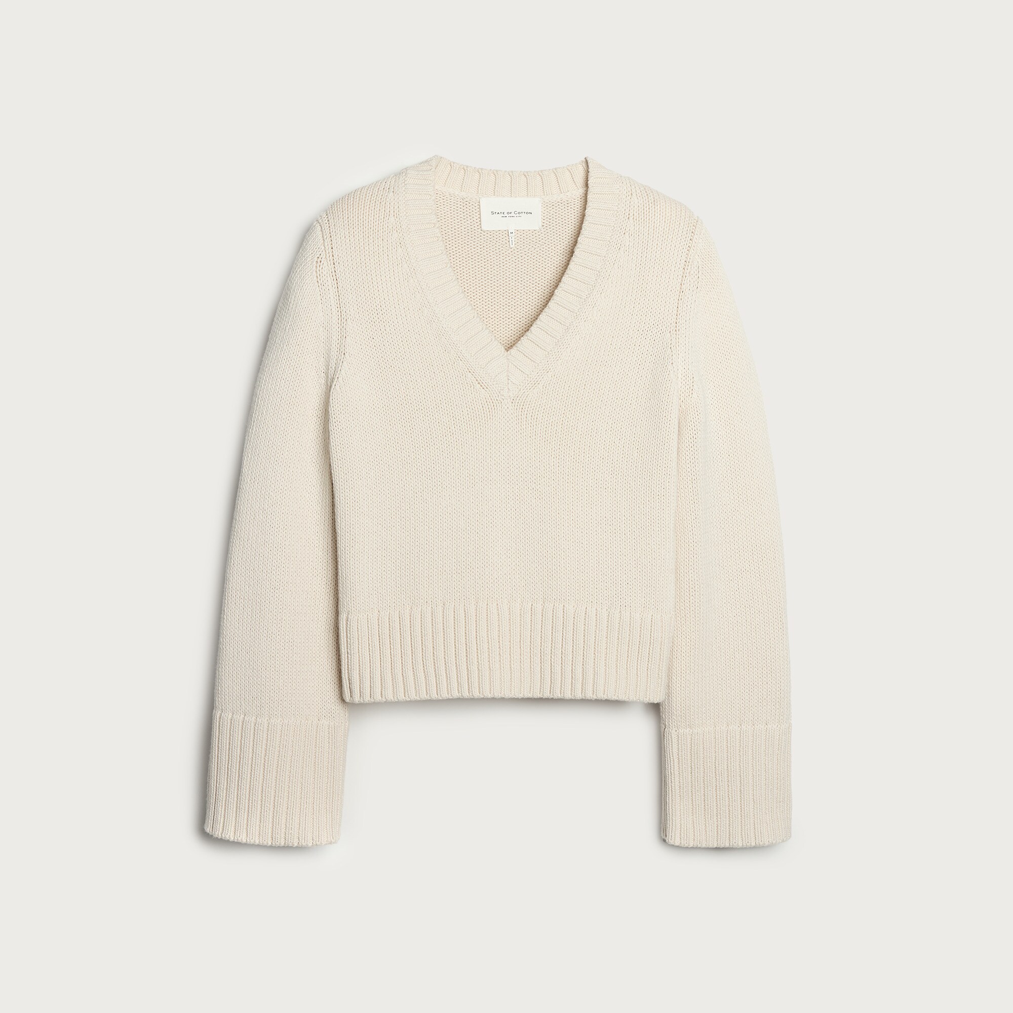 State of Cotton NYC Easton V-neck pullover sweater