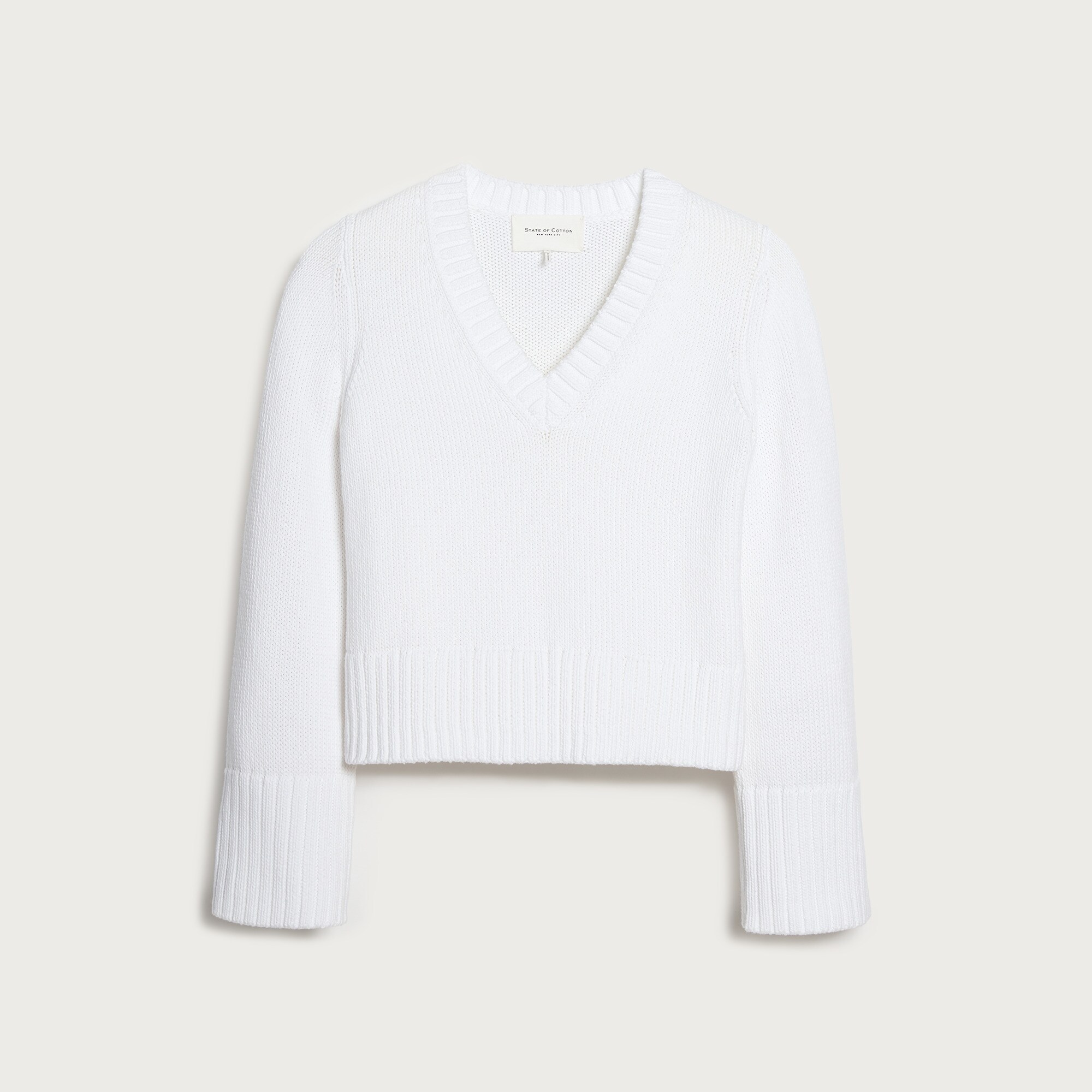 State of Cotton NYC Easton V-neck pullover sweater
