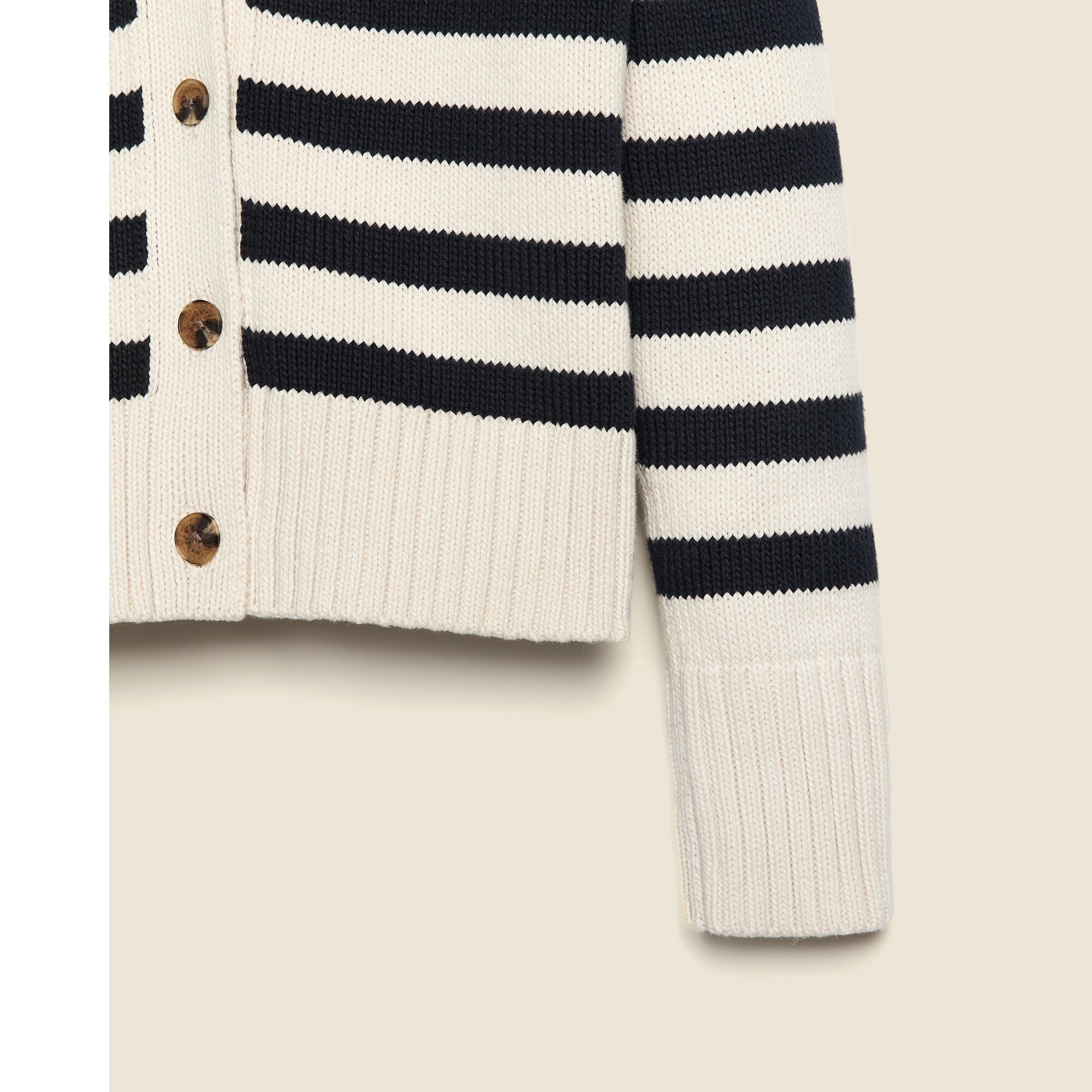 State Of Cotton NYC Peyton Striped Cardigan Sweater For Women