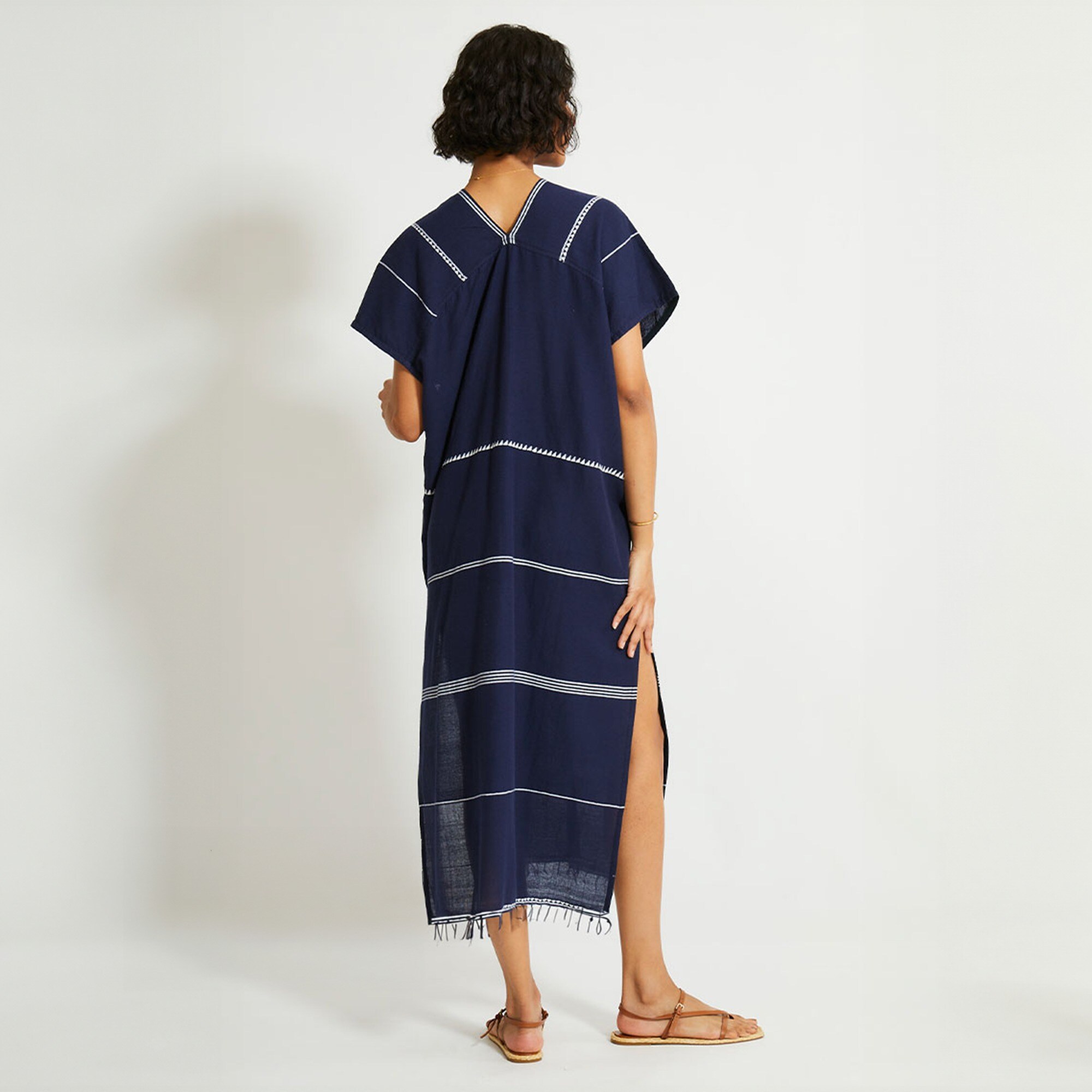 lemlem Gasira V-neck caftan - image 3