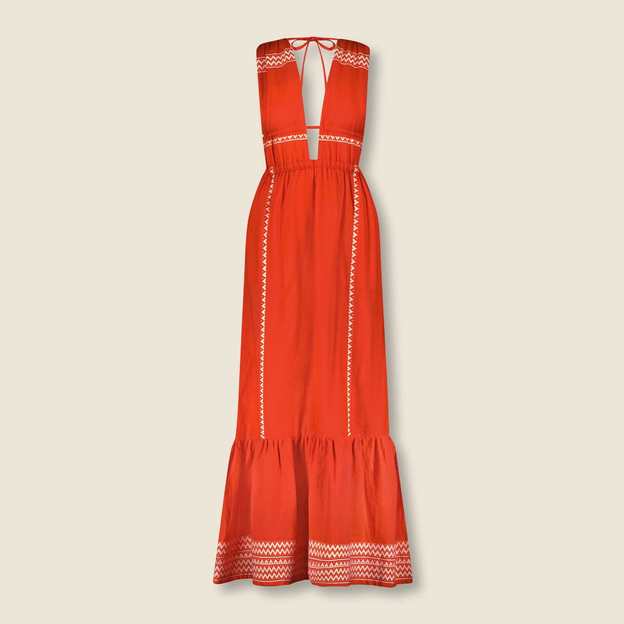 womens lemlem Lelisa V-neck dress