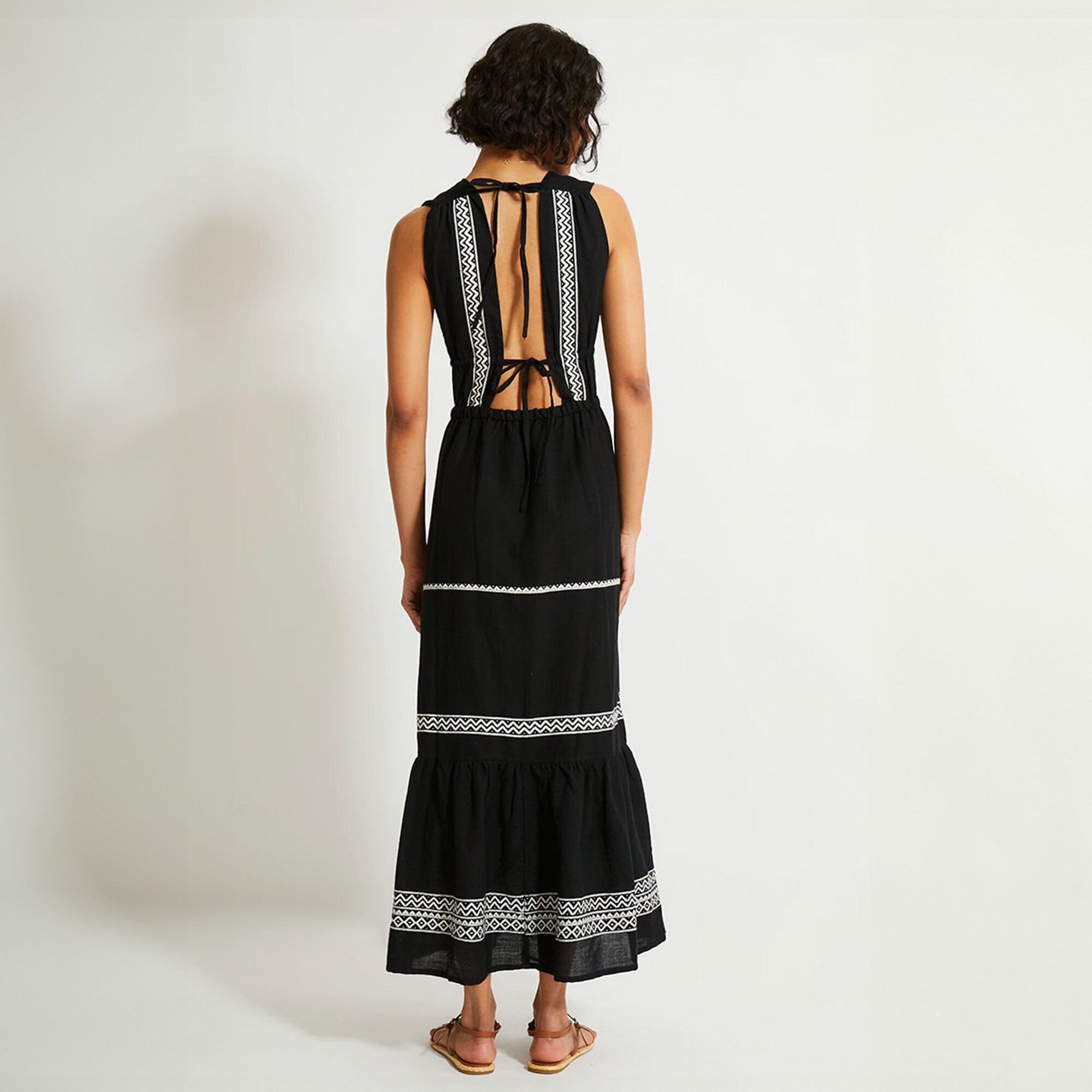 lemlem Lelisa V-neck dress