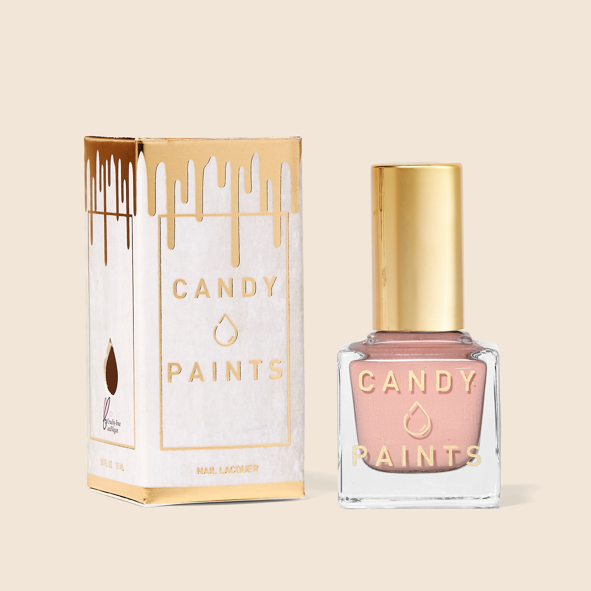 womens CANDY X PAINTS Peachtree Sand nail lacquer