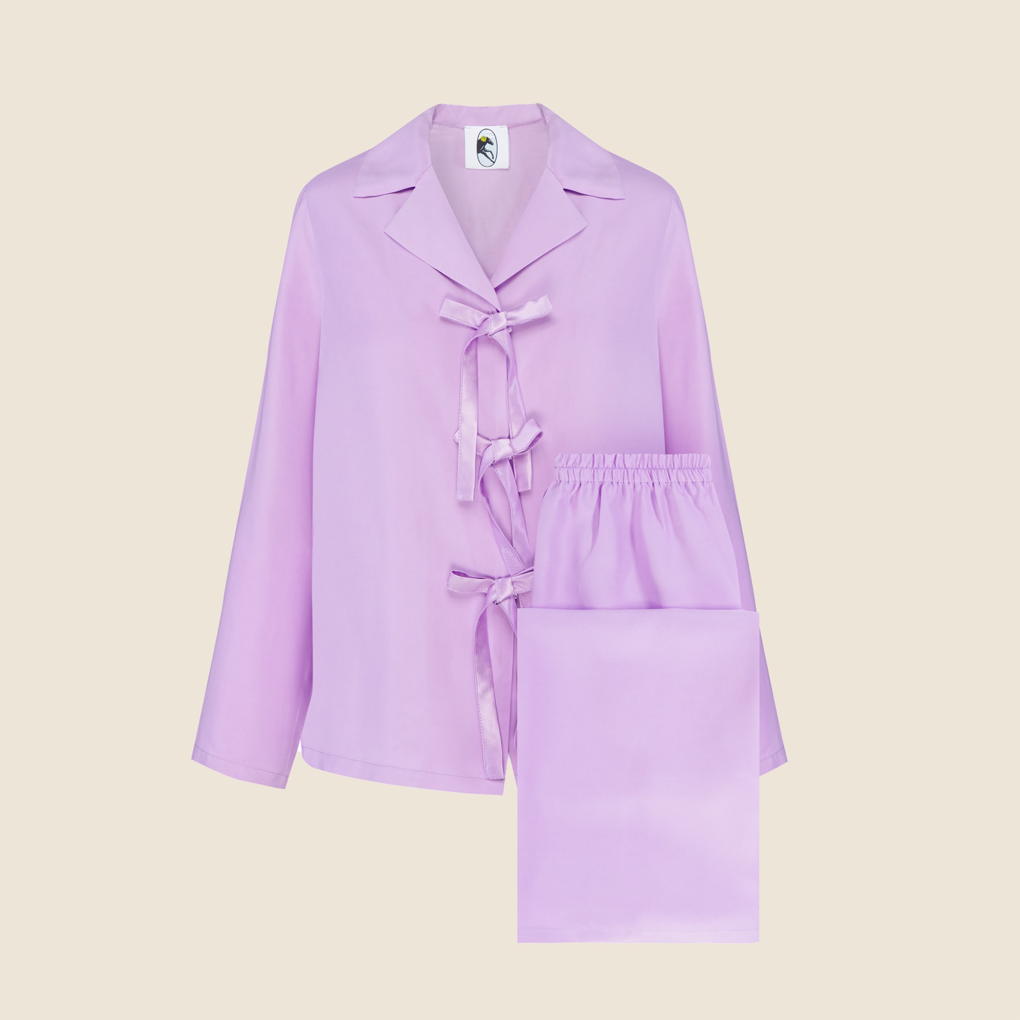 womens SLEEPER bow pajama set