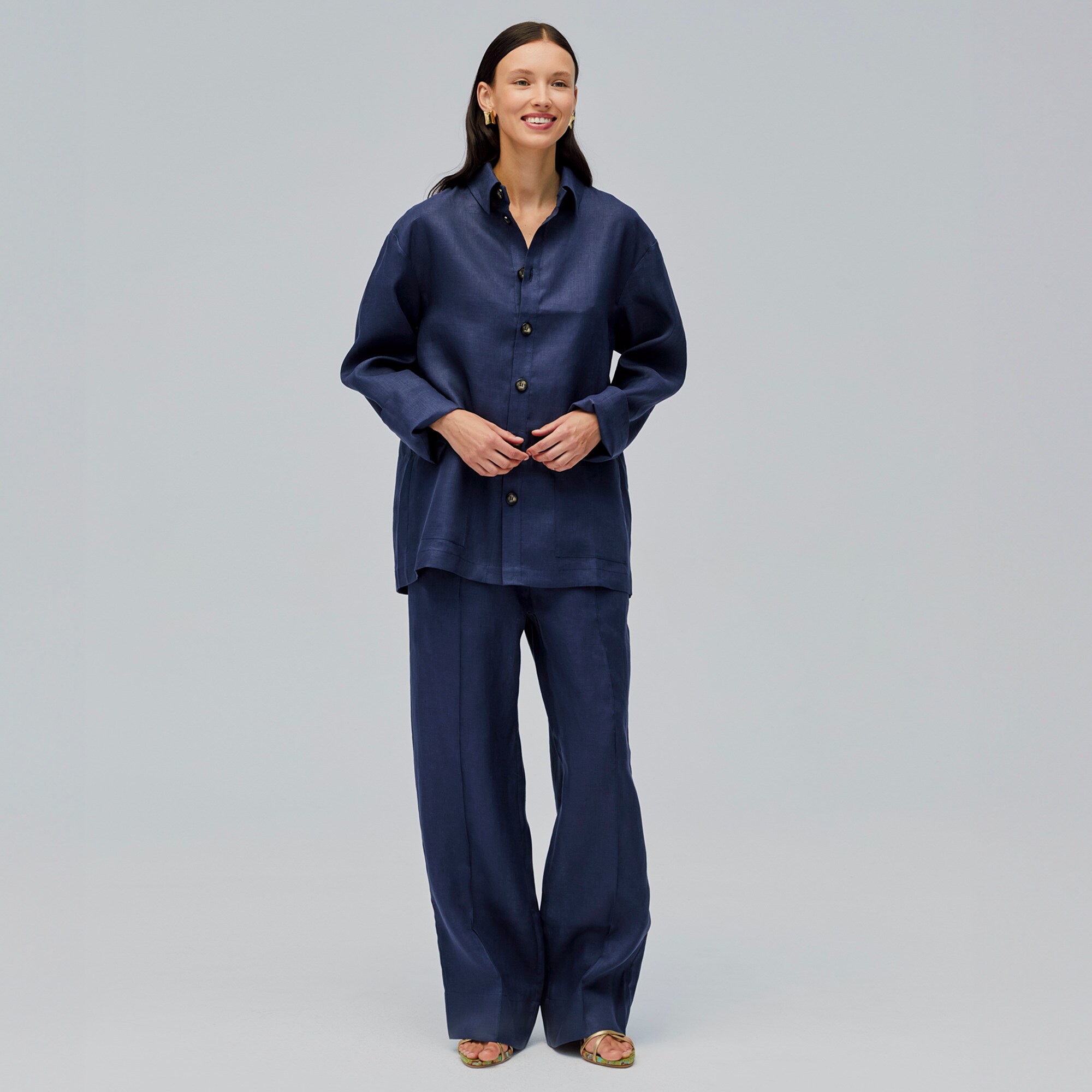 SLEEPER unisex linen shirt
