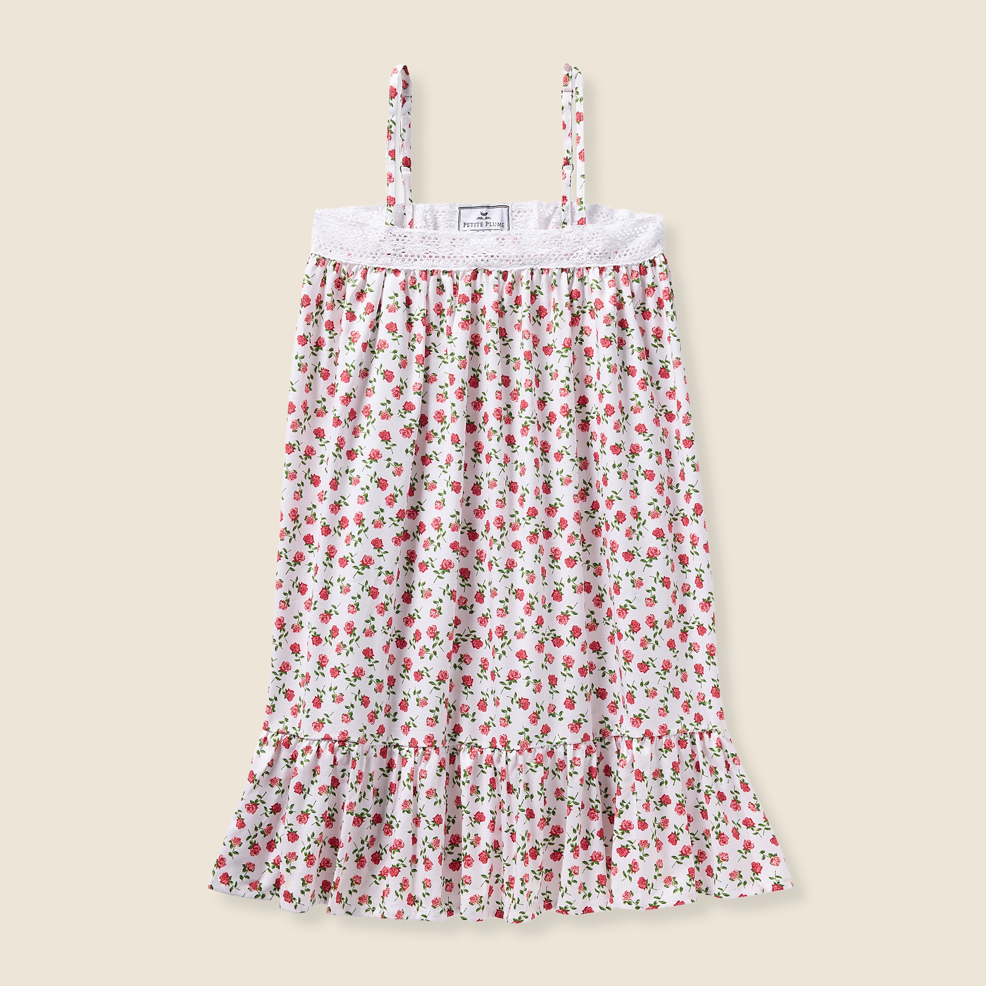 Petite Plume Girls' Twill Lily Nightgown