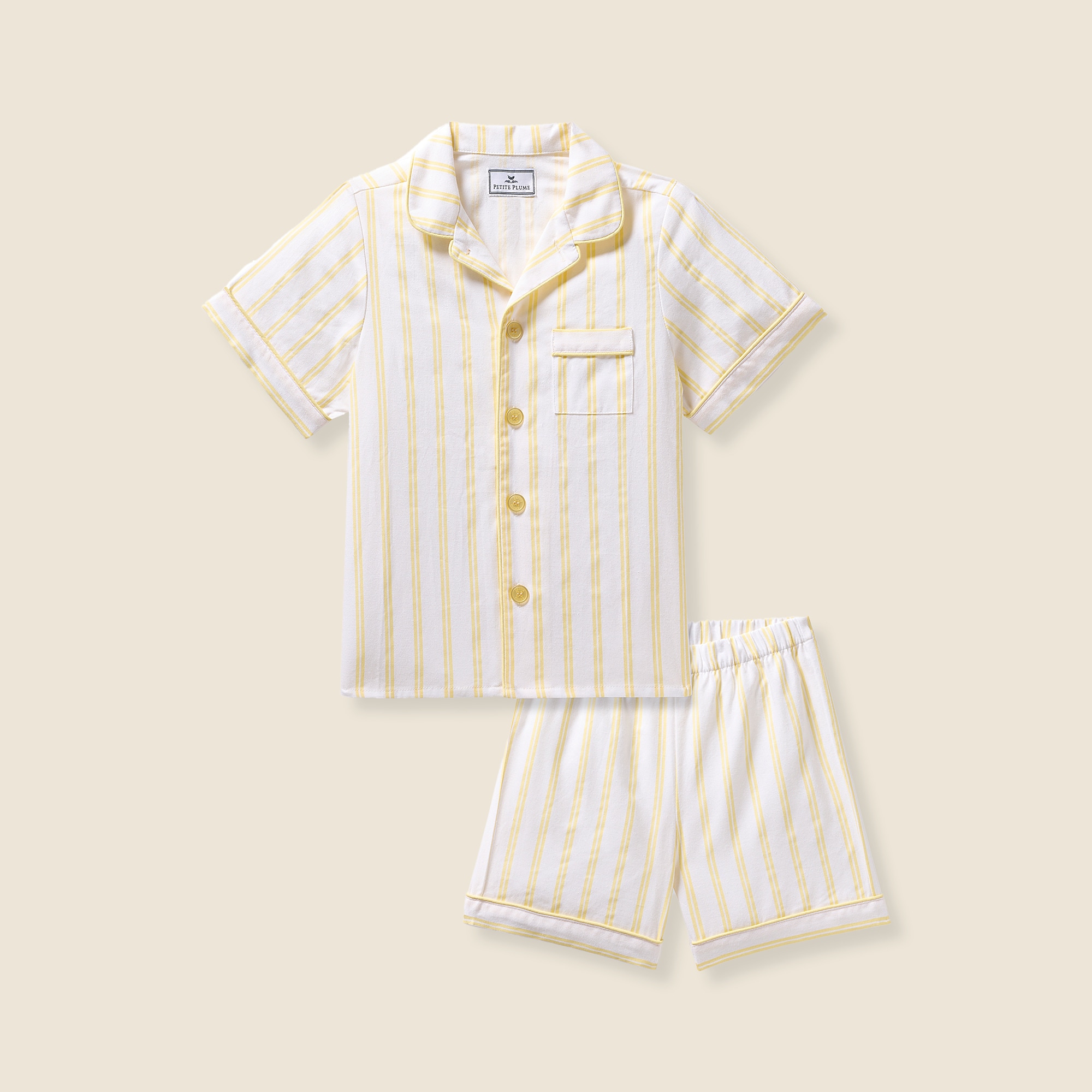 boys Petite Plume&trade; kids' twill short set