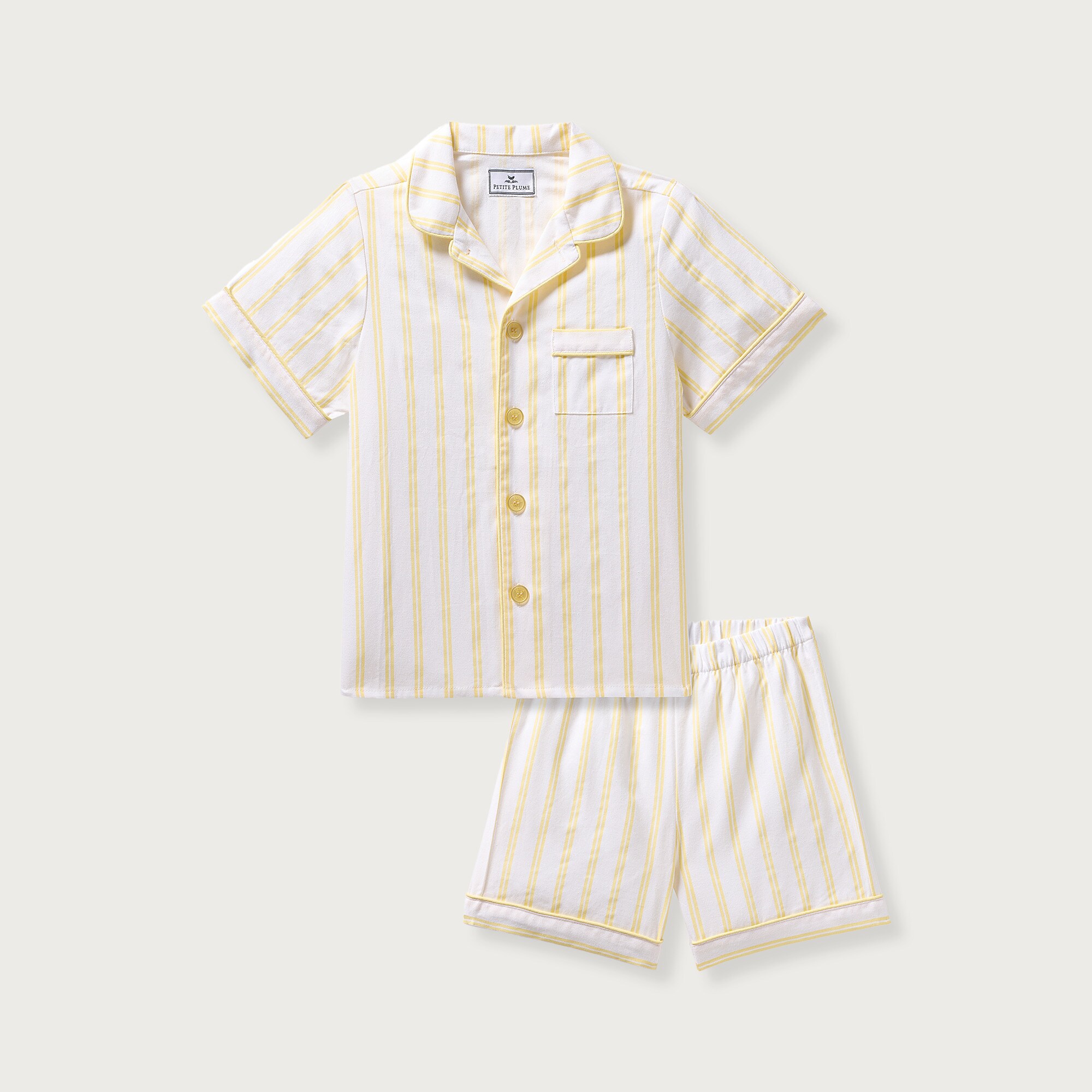 boys Petite Plume&trade; kids' twill short set
