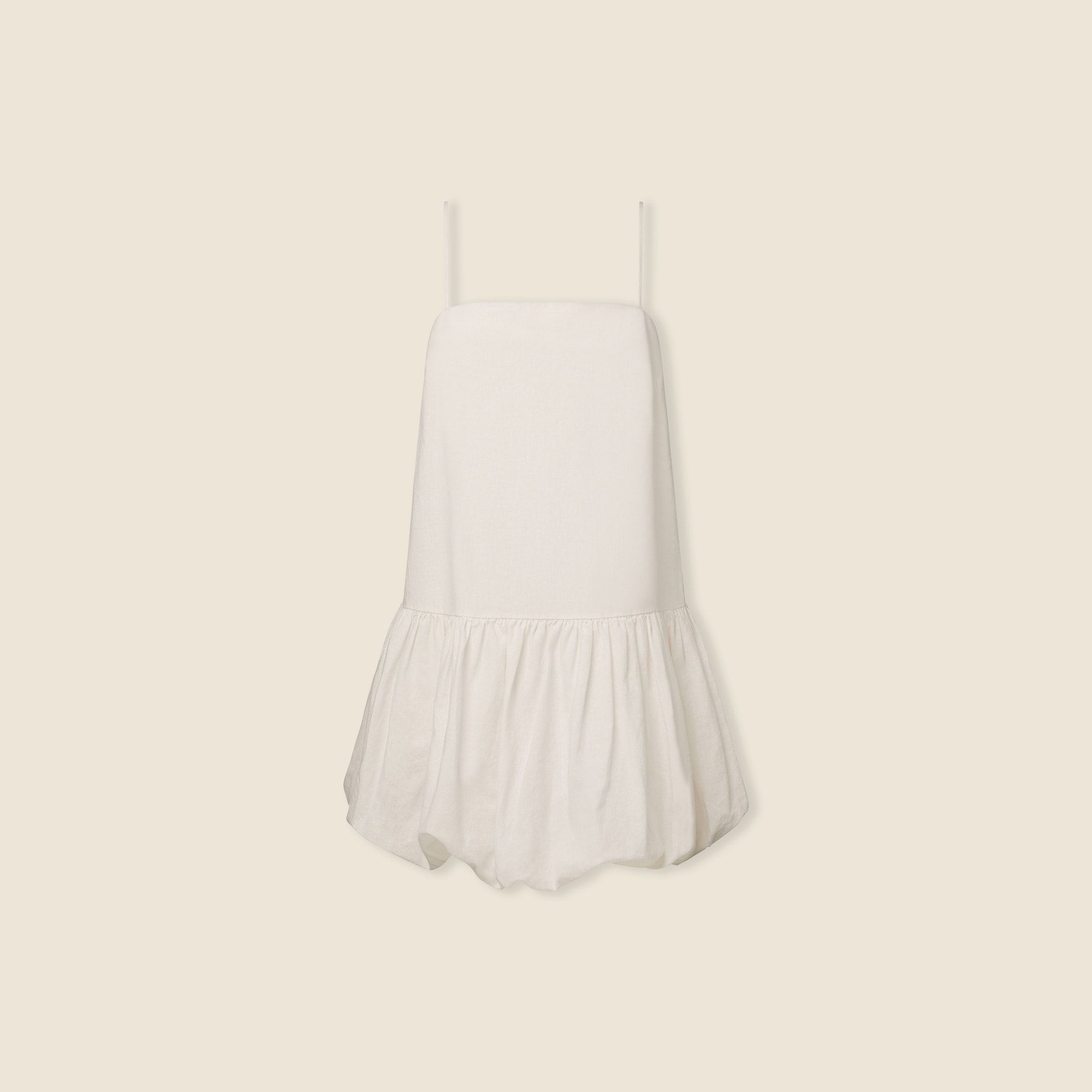 womens Onia air linen-blend bubble mini dress