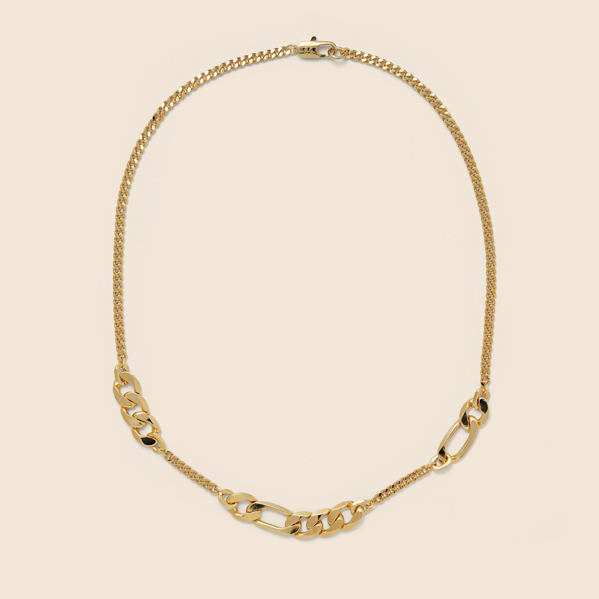 womens Lady Grey large trace necklace