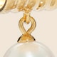 Lady Grey ridge pearl earrings GOLD