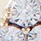Luv Aj the one and only diamond drop studs Gold