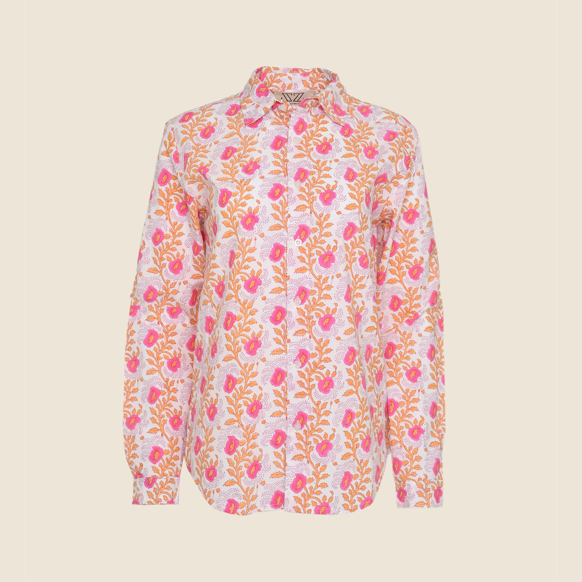 SZ Blockprints™ Boyfriend Shirt For Women