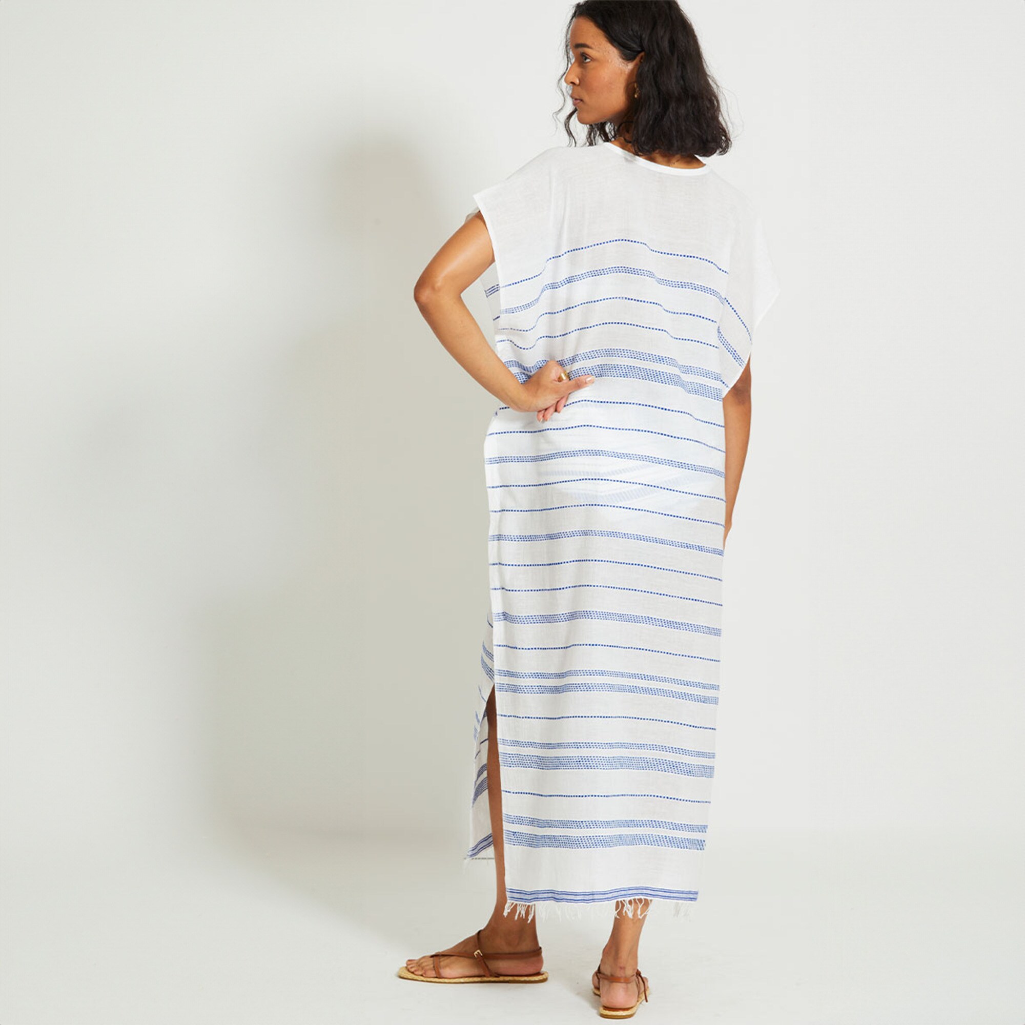 lemlem Dalila V-neck caftan - image 3