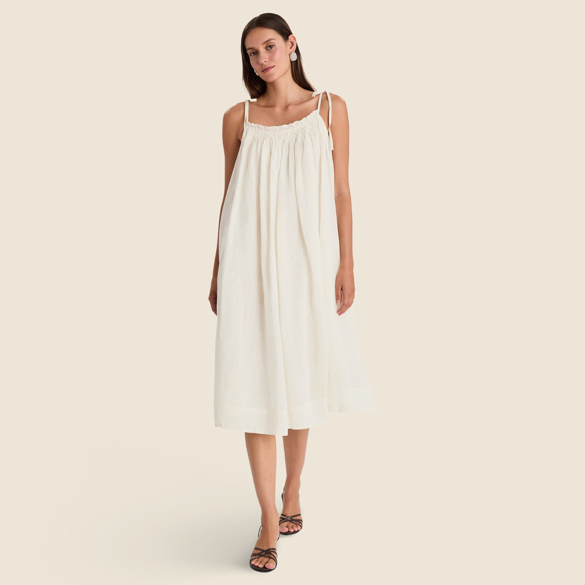 linen short dress women Patty Halter Linen Mini Dress – Chic Summer Style – Blue Gardenia Boutique main image 0