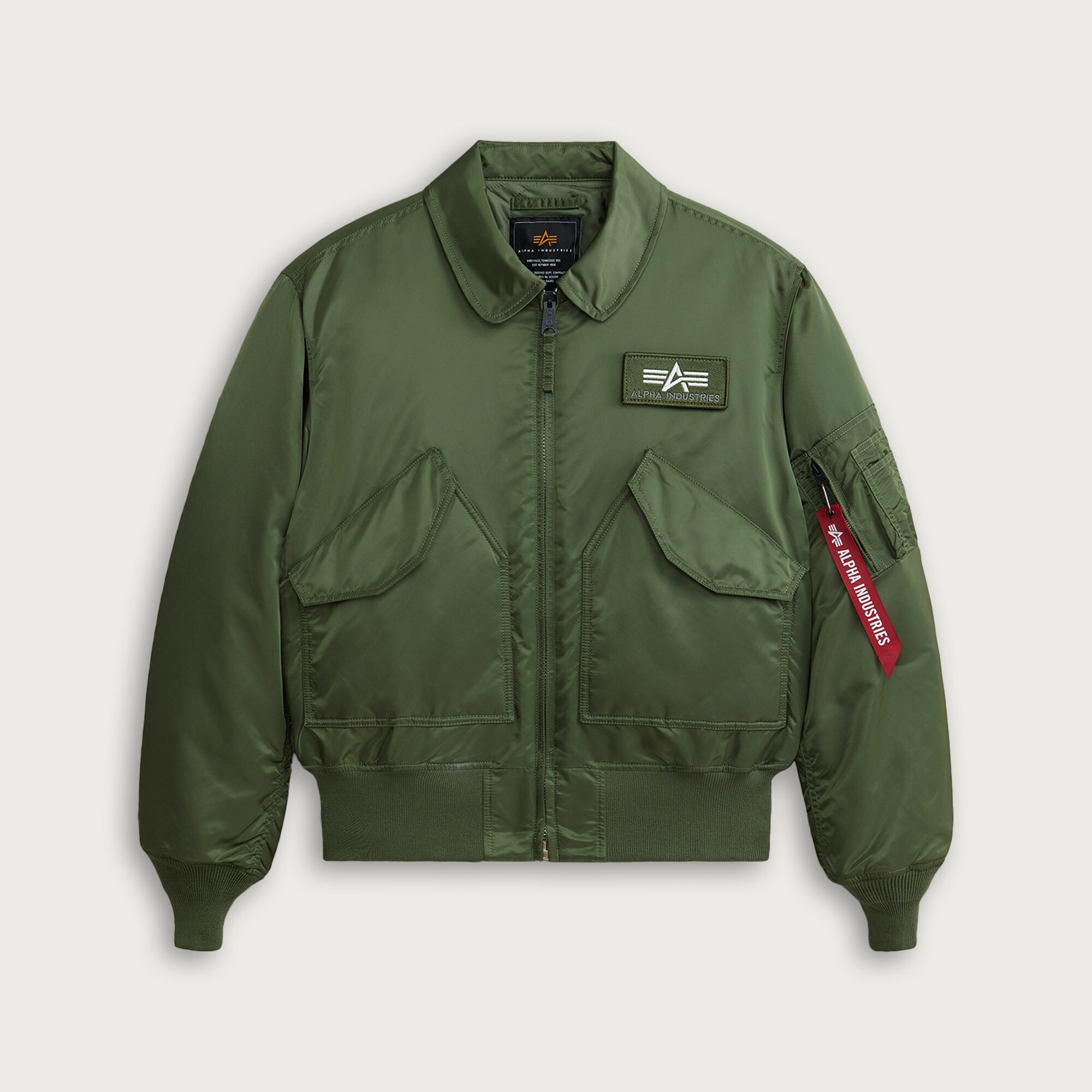  Men's Alpha Industries&reg; CWU 45/P heritage bomber jacket