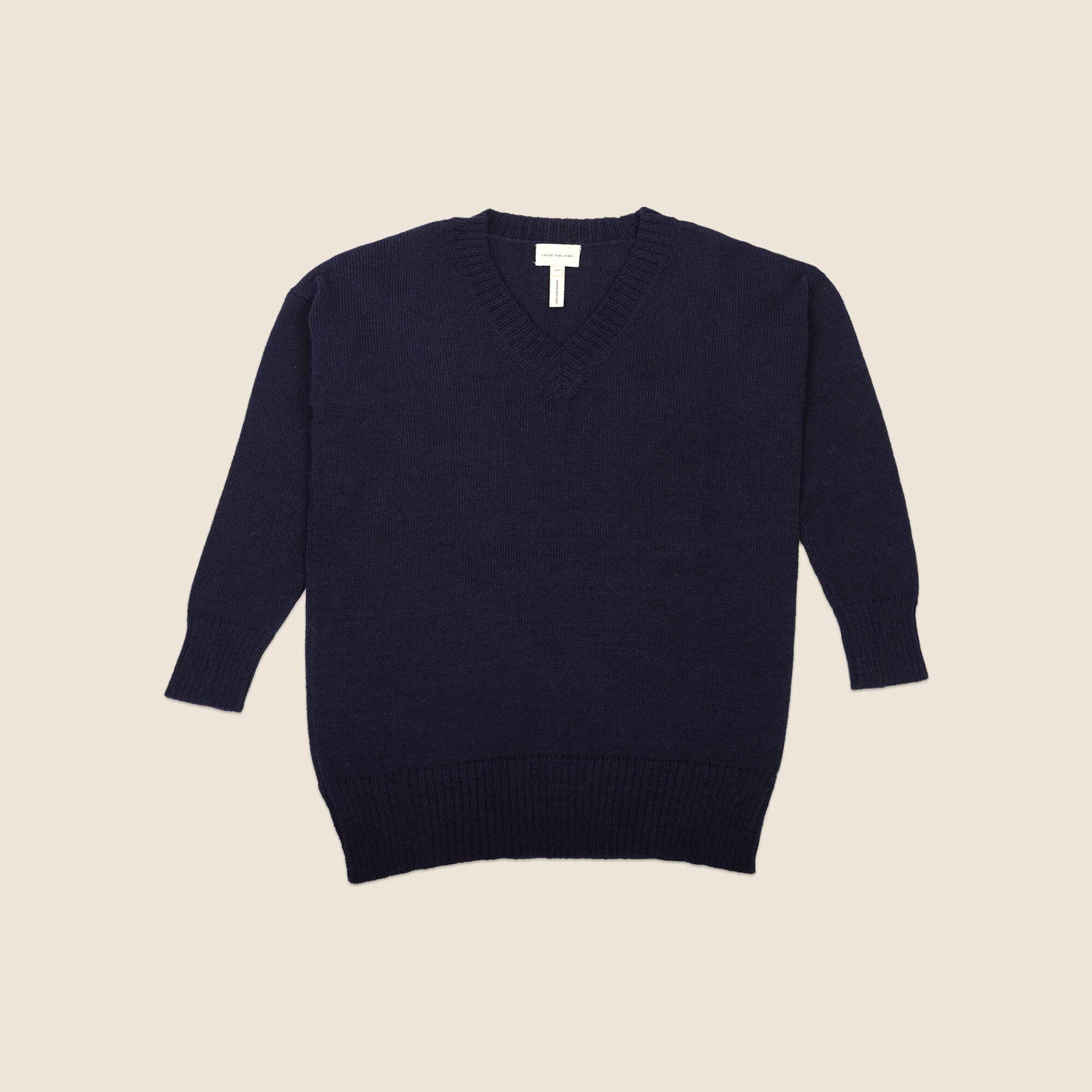 LAUDE the Label oversized V-neck sweater